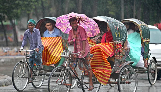 রাজধানীতে দেড় ঘণ্টায় ৩৭ মিলিমিটার বৃষ্টি