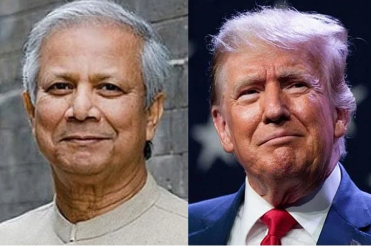 ৩৫ শতাংশ শুল্কের কথা জানিয়ে ড. ইউনূসকে ট্রাম্পের চিঠি